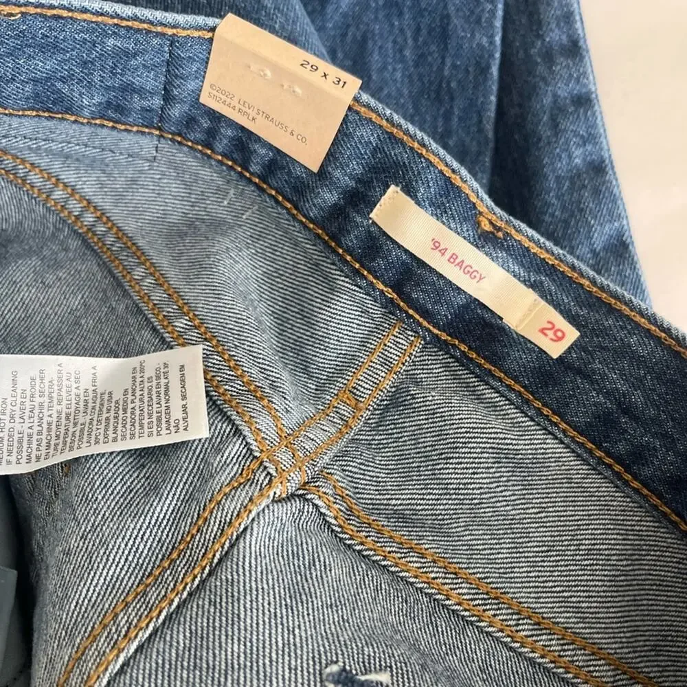 NWT Levi’s ‘94 baggy jeans 29 - Picture 11 of 12